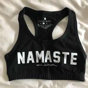 Black Spiritual Gangster sports bra